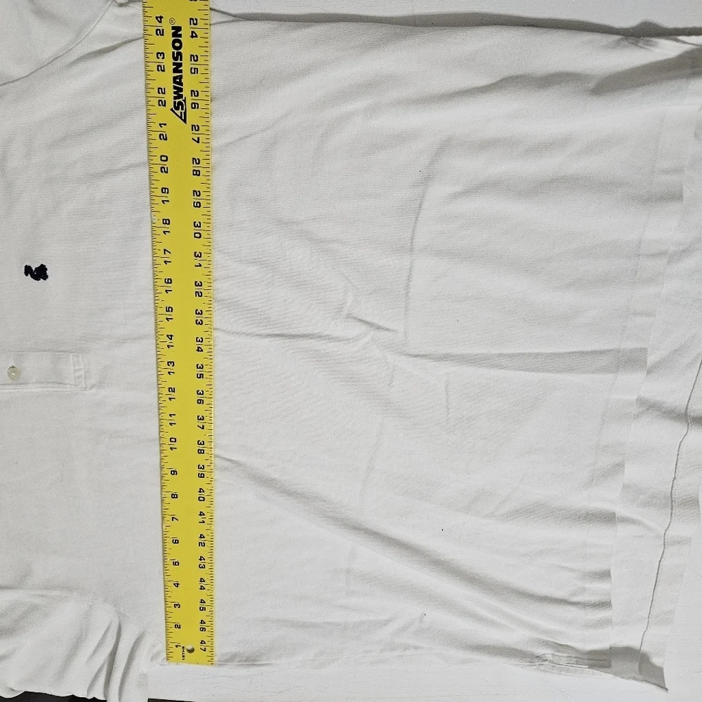 Polo Ralph Lauren Classic fit Men's Short Sleeve Polo Shirt Off White XL Pelican